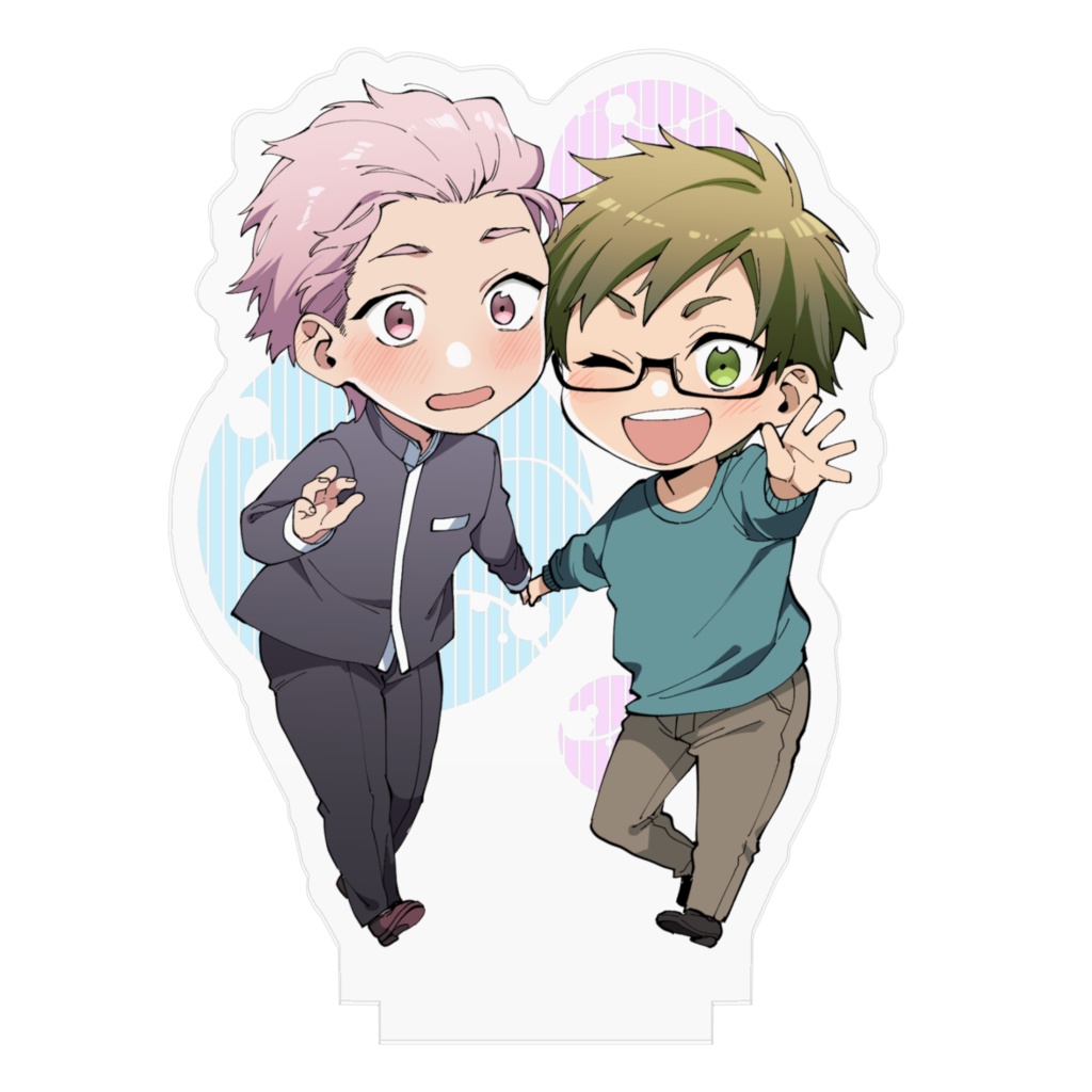 腐男子クンアクリルフィギュア(康哉と二條)