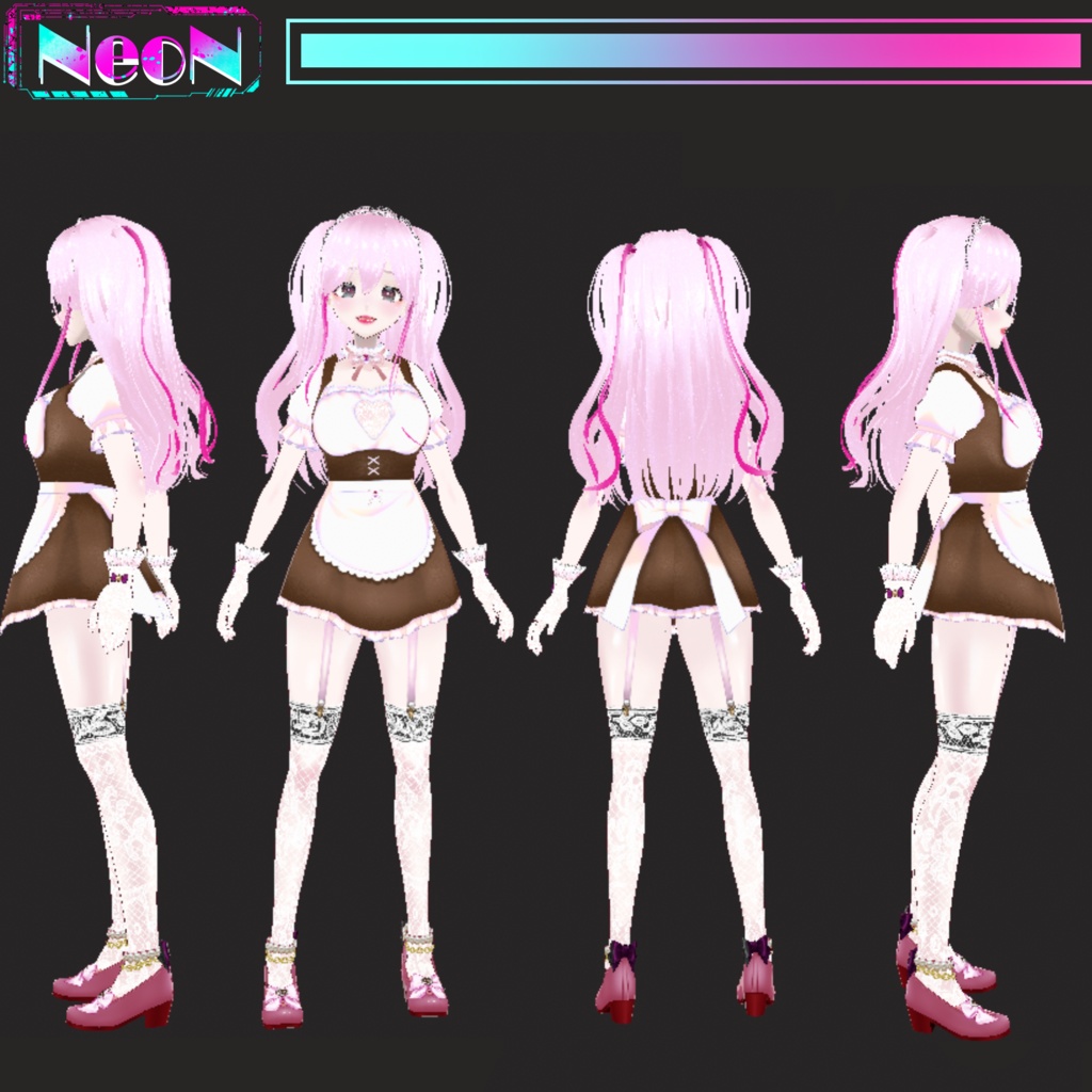 *バレンタイン期間限定販売~2/28〆*Vroid【NeoN -ねおん-】バレンタインVer._オリジナル3Dキャラ