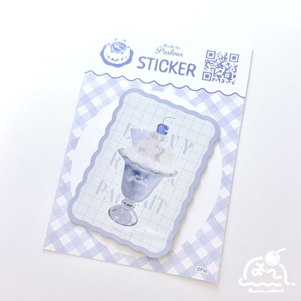 ステッカー｜Bunny Ribbon Parfait