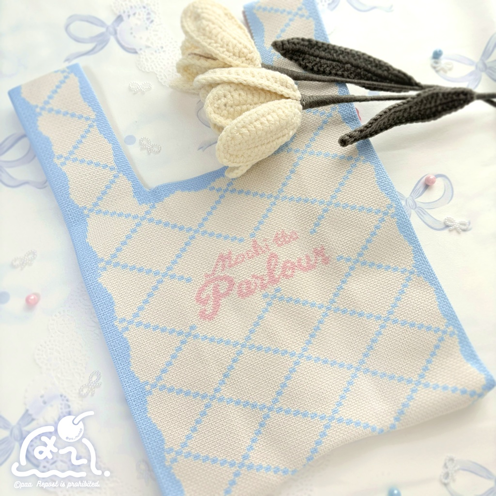 【倉庫発送】ニットマルシェバッグ