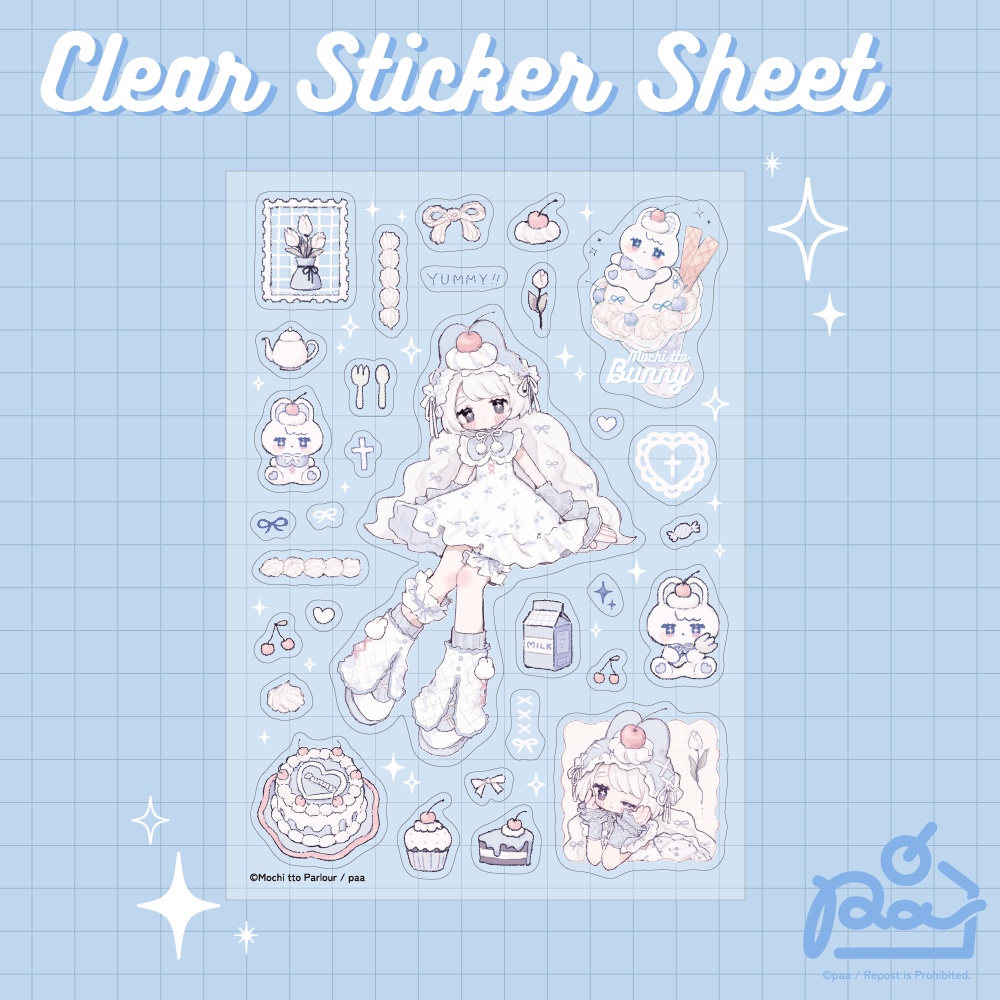 クリアステッカーシート