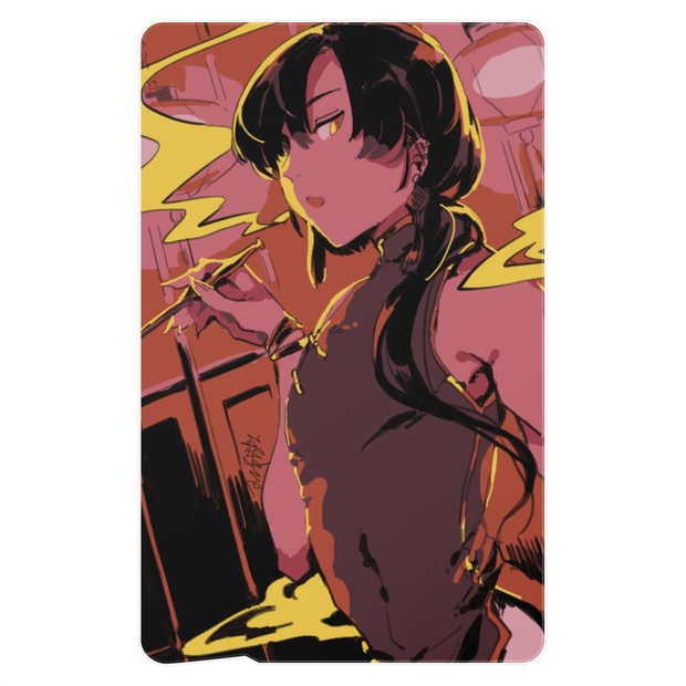 チャイナ服のお兄さん/ICカードステッカー