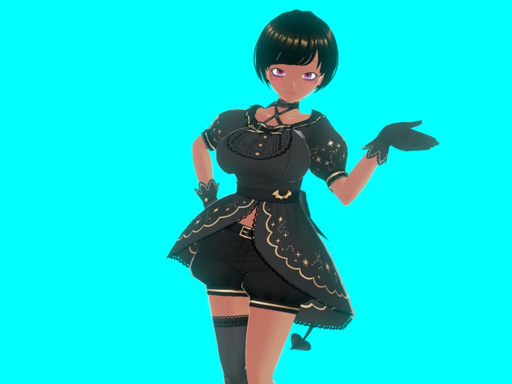 Tanned Girl for VRCHAT and VTUBER// VRCHATとVTUBERの日焼け少女 - roxyshop - 2/4