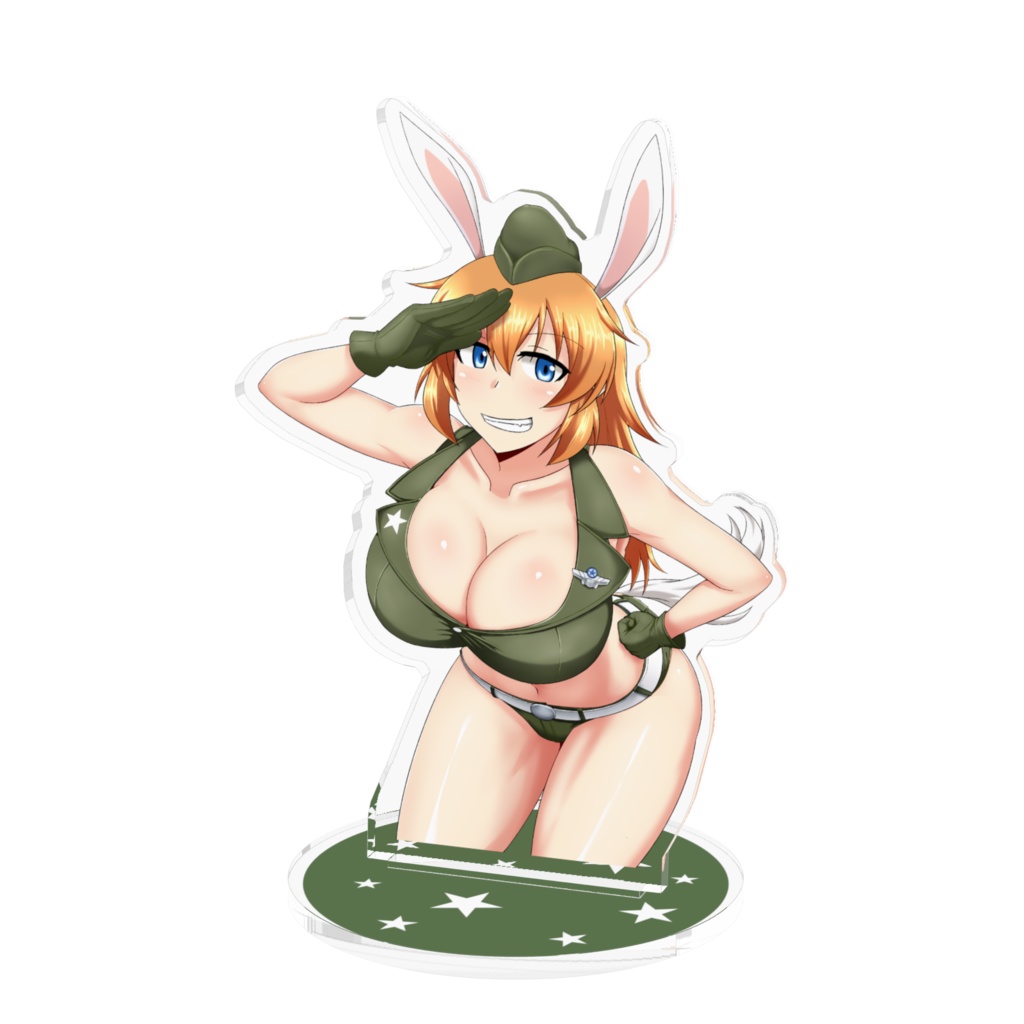 アクリルフィギュア　軍服風衣装シャーリーA