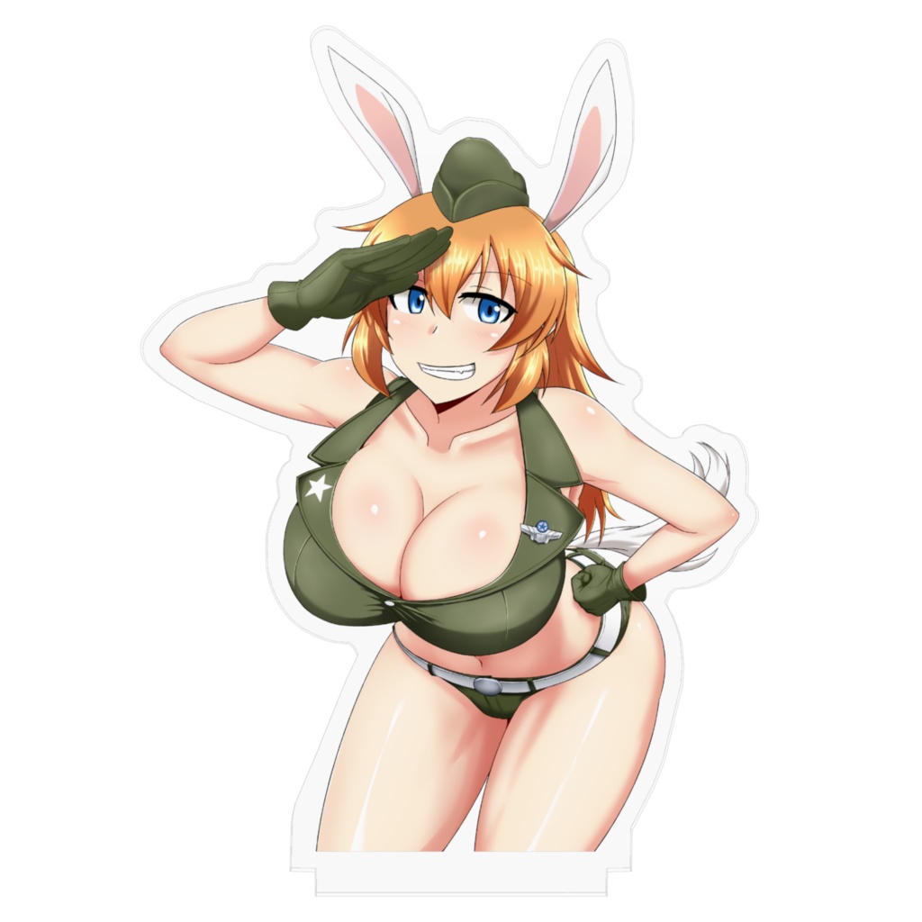 アクリルフィギュア 軍服風衣装シャーリーA