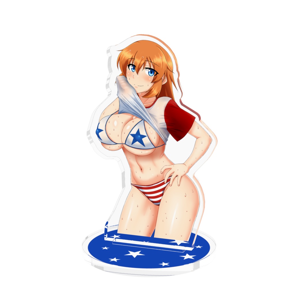 アクリルフィギュア　TシャツビキニシャーリーA