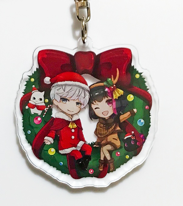 ヘルヴァボス　クリスマスアクリルキーホルダー キタコレ クリスマスアクリルキーホルダー - ひがえり温泉 - BOOTH