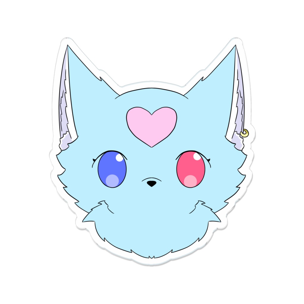 オオカミちゃんアクリルバッジ