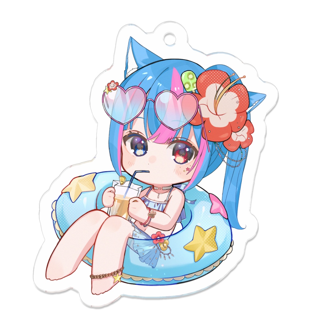 あみりちゃんアクリルキーホルダー(夏限定)