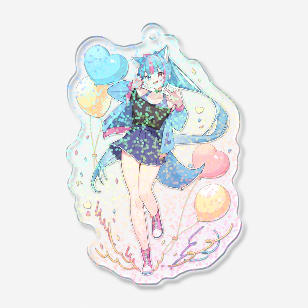 あみりちゃん誕生日記念ホログラムキーホルダー