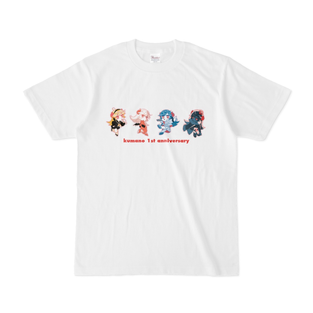 くまの1st anniversary うたみたコレクションTシャツ＜白＞