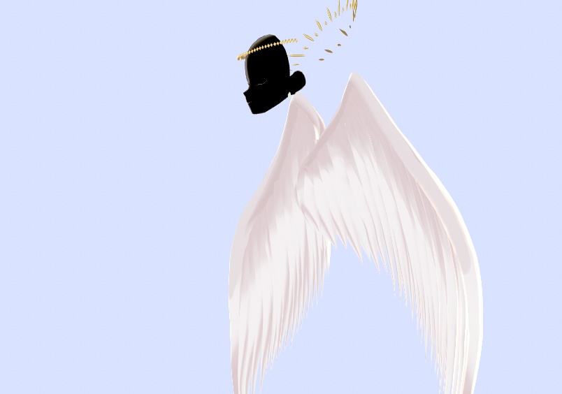 Vroid Wings and Halo