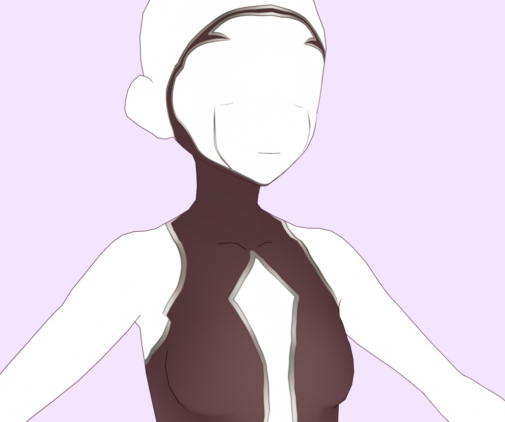 [Vroid] bodysuit +facemask sorveterianapoli BOOTH