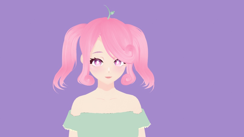 Vroid basic character (editable file + vrm)