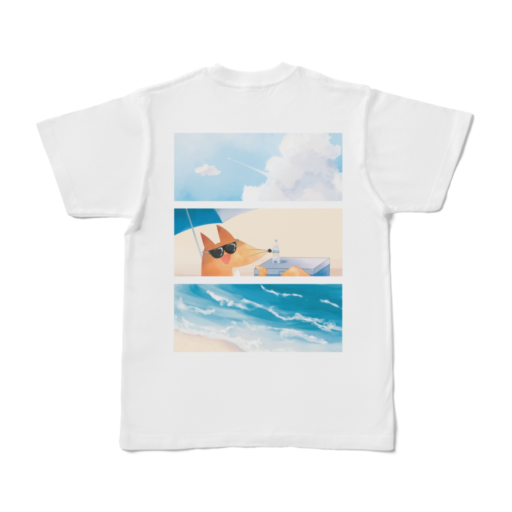 チバシッタキツネ Summer Tシャツ(両面アリ)