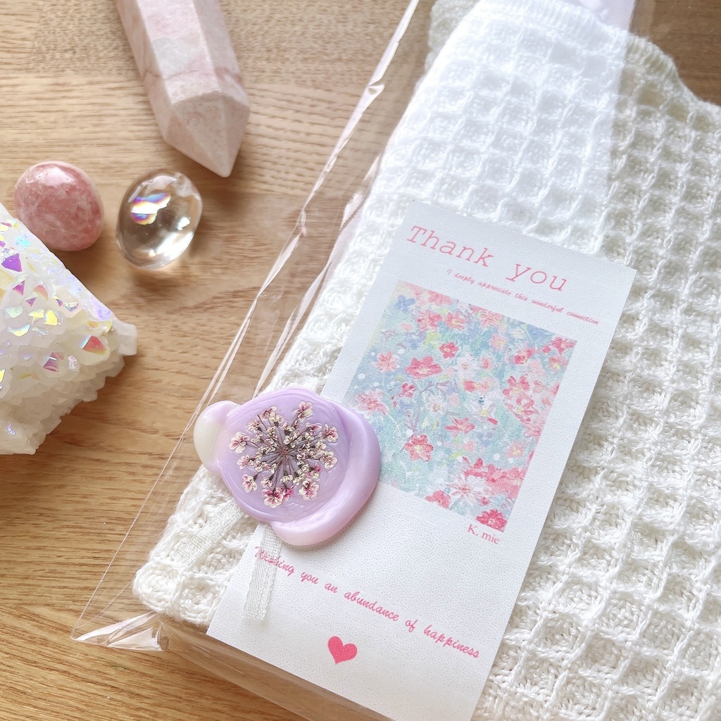 𝚃𝚑𝚊𝚗𝚔 𝚢𝚘𝚞 シール　（宅配、ラッピング用／A4印刷データ）