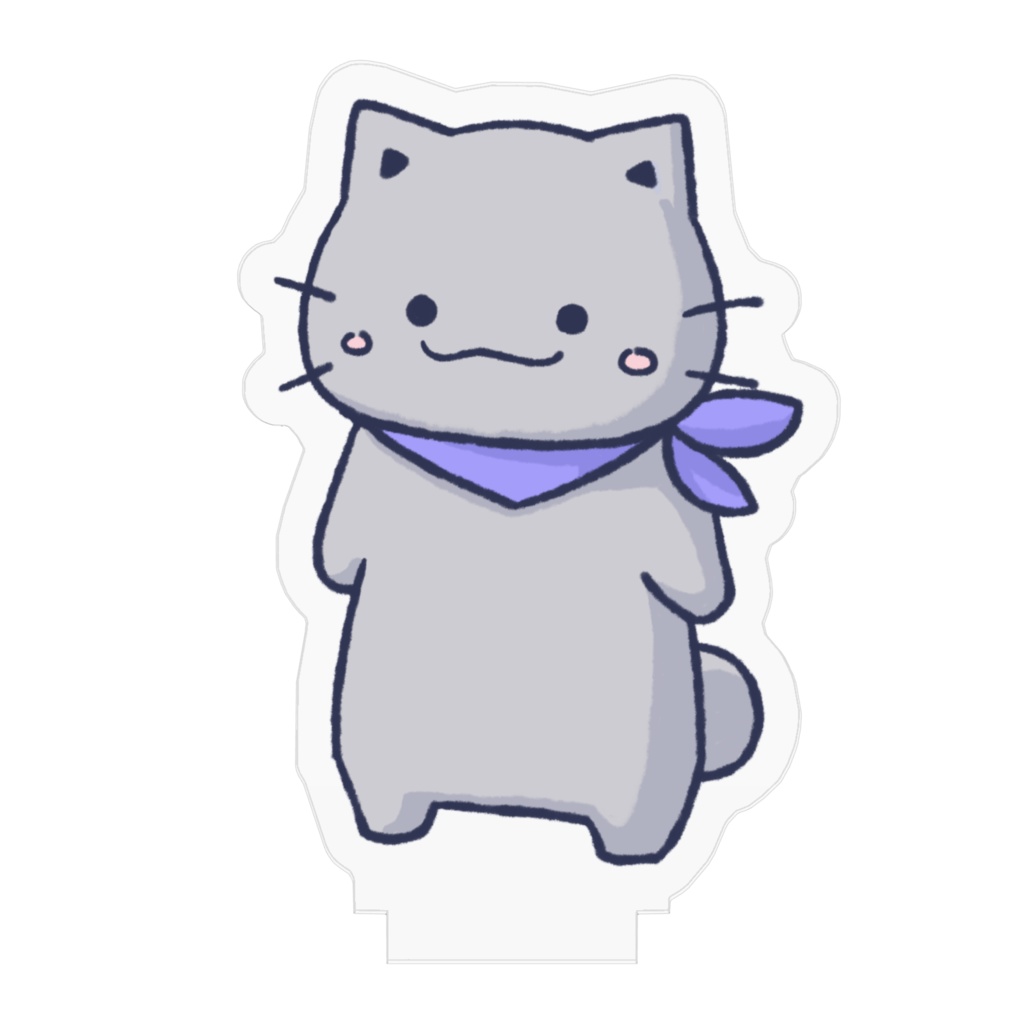 るくちキャットアクリルフィギュアver.3