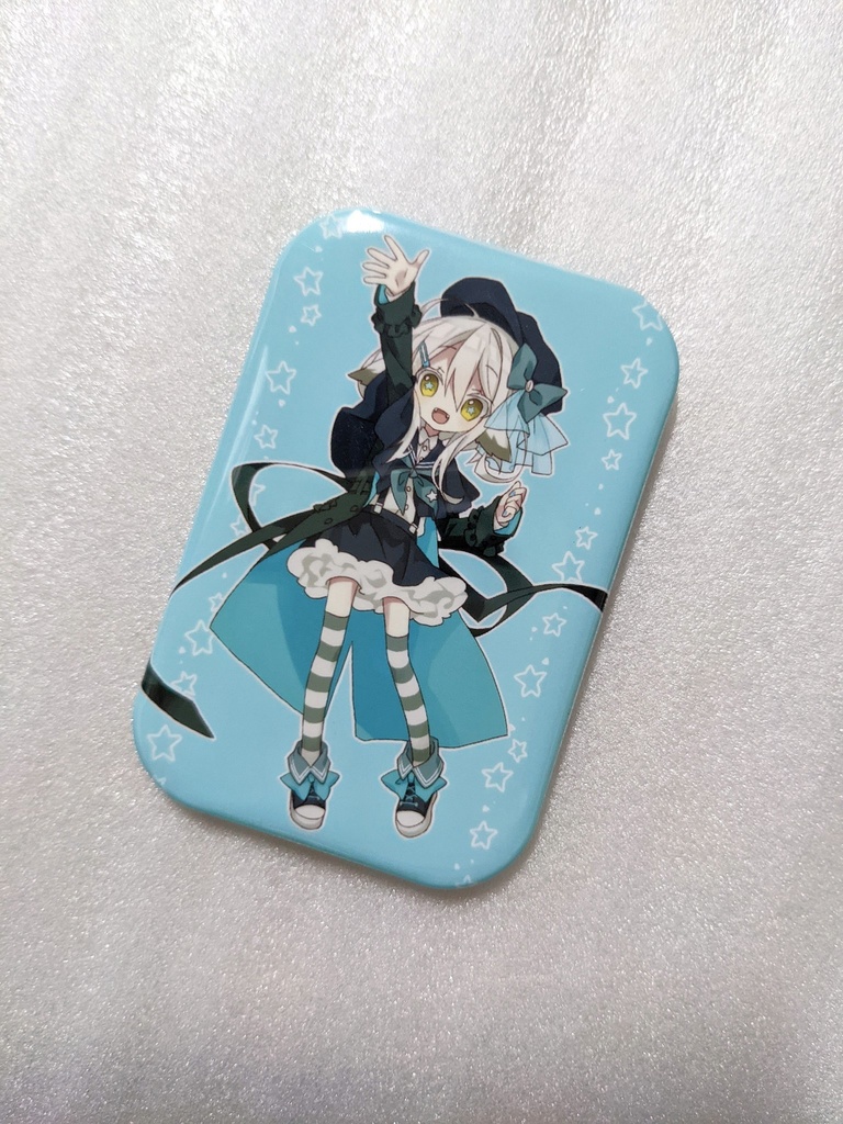 ユヅキ・ユヅリハ【メインビジュアル】缶バッジ(しかく)