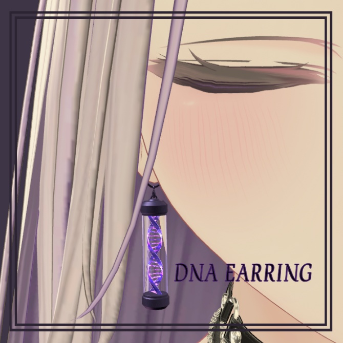 【VRChat想定】DNA EARRING