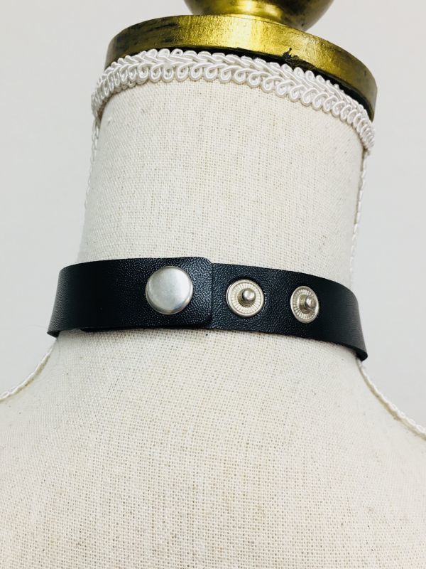 輸血チョーカー (ハートリング、ブラックベルト)