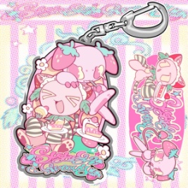 [メタルキーホルダー] ICHIGO×PAFEL Metal Key Holder