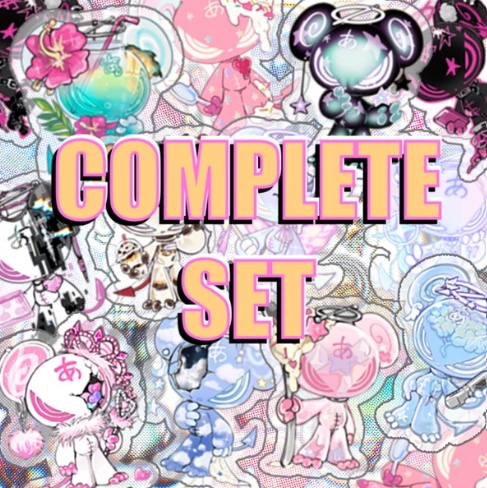[あ！くまコンプリートセット] A!KUMA RANDOM STICKER&CARD COLLECTION Ver,1 COMPLETE SET