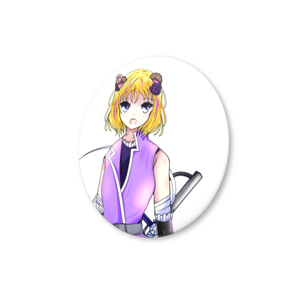 信楽貴亮 缶バッジ(戦闘服)