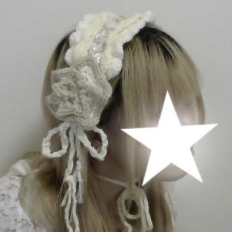 ヘッドドレス-ミニ(星)