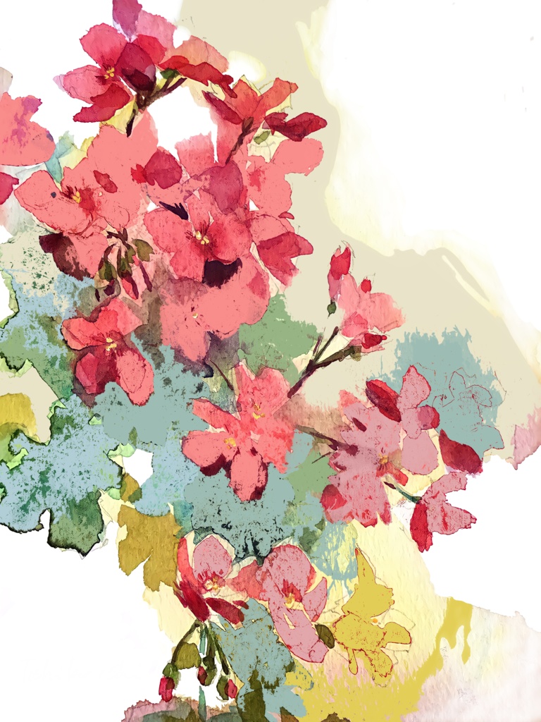 手描きオリジナルプリントTシャツ