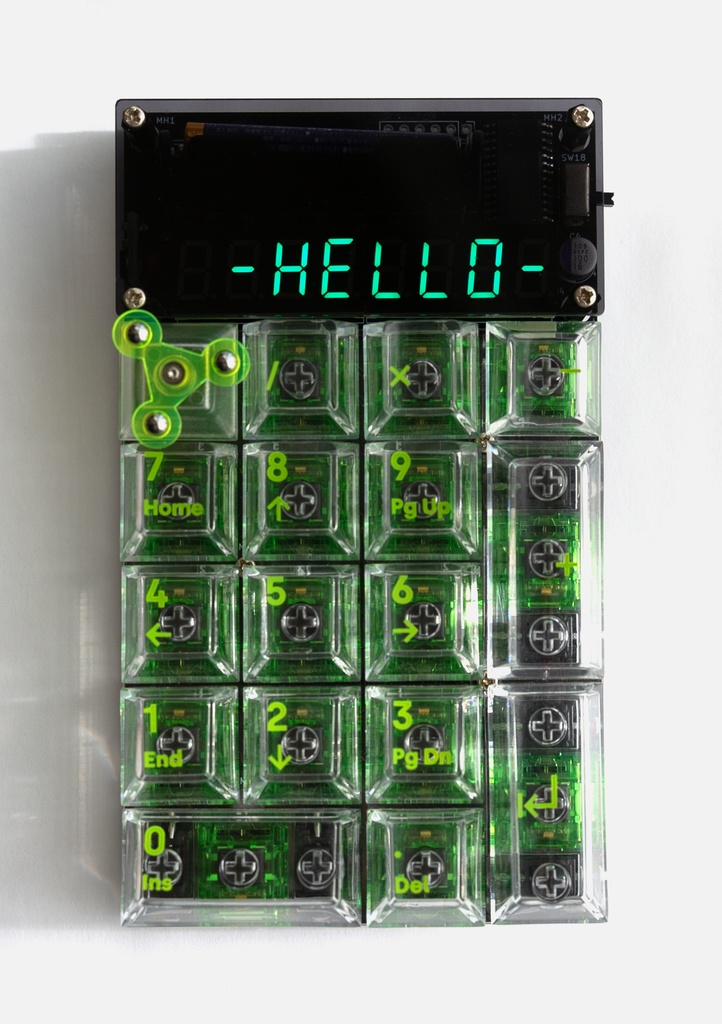 テンキー型 電卓自作キット ”TENTAKU”(てんたく) / Mechanical Switch CALCULATOR "TENTAKU" DIY Kit