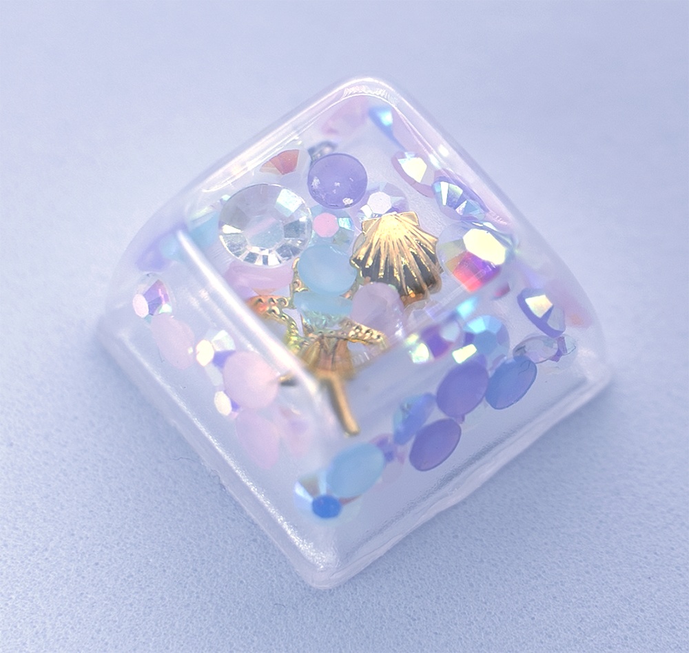 シャカシャカキーキャップ ～夢カワ～　Shaking keycap -Dreamy Cute edition-