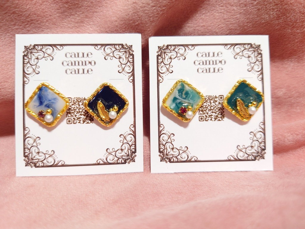 【stmy】イメージ樹脂ピアス(ペア)