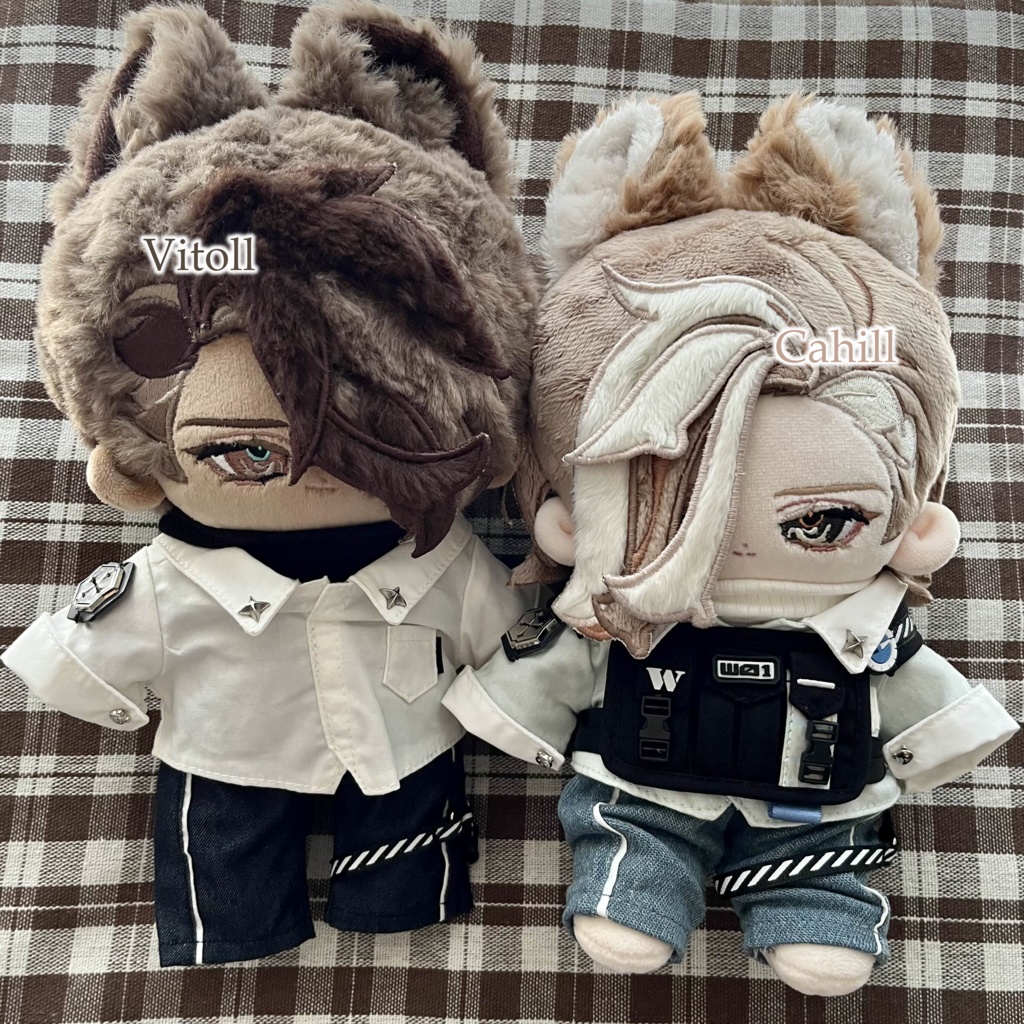無属性ぬいぐるみ『☕️🍸カヒルCahill/🍫🍸ヴィトルVitoll』