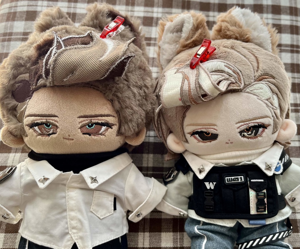 無属性ぬいぐるみ『☕️🍸カヒルCahill/🍫🍸ヴィトルVitoll』