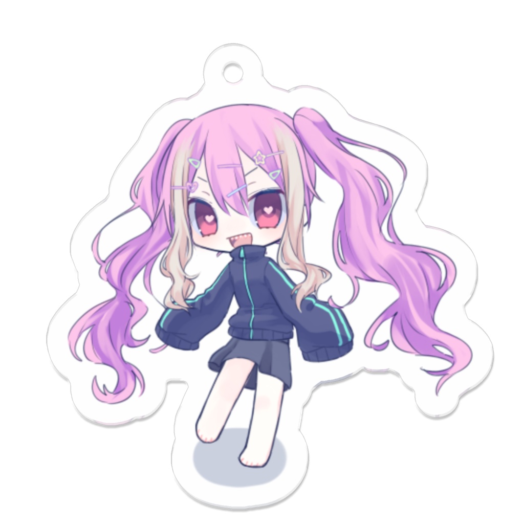 藍紅愛えむアクリルキーホルダー（通常ver.）