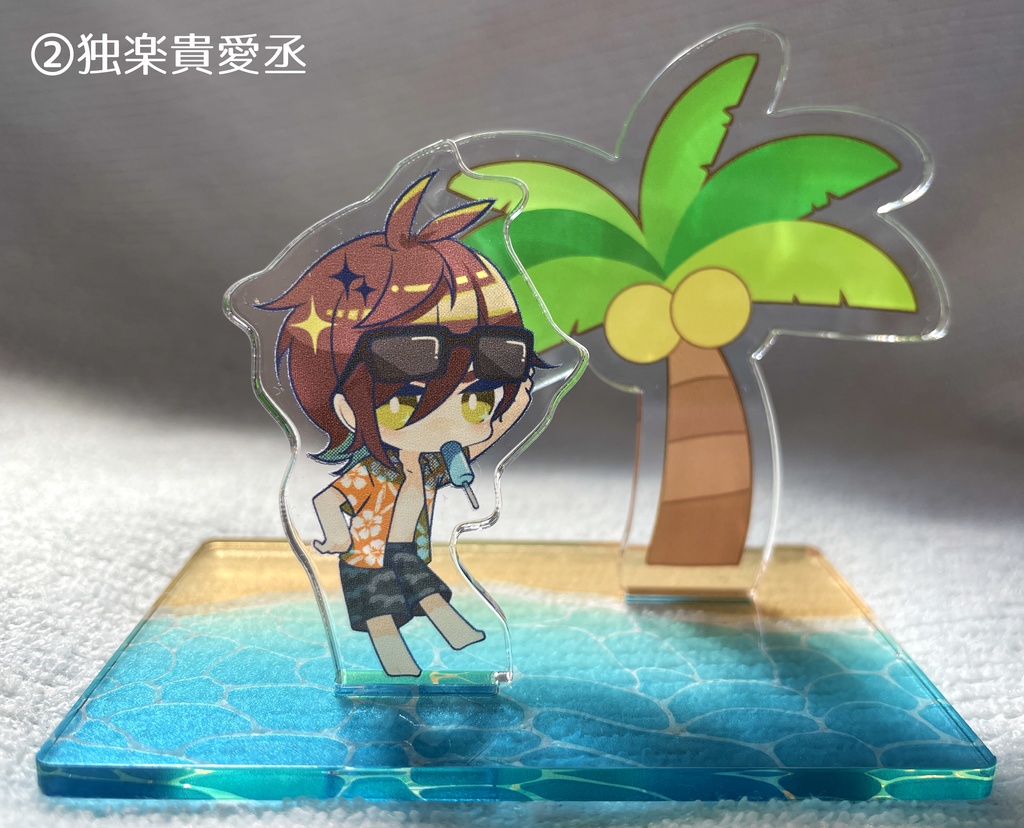 夏アクリルジオラマ