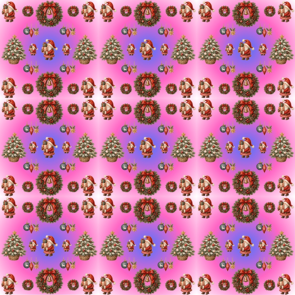 【背景5色セット】デジタルペーパー | クリスマス | 北欧風 | アンティーク調