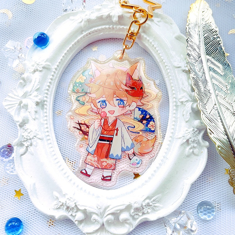 ~夏祭り~原神 魈 タルタリヤ 鍾離 アクリルキーホルダー Genshin Impact