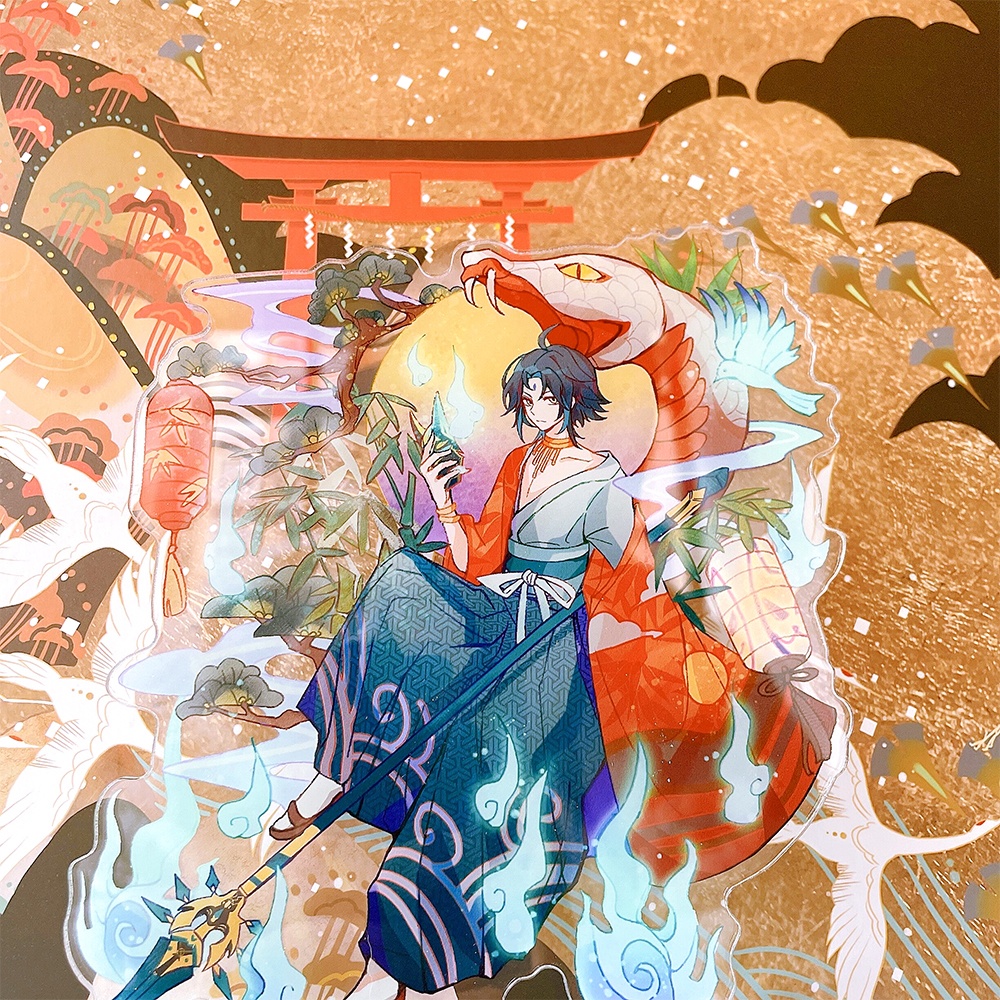  ~雲隠~ 原神 魈 アクリルスタンド Genshin Impact