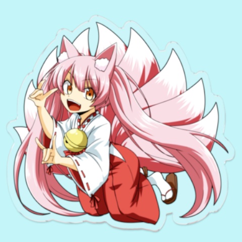 稀紗蘿アクリルバッジ