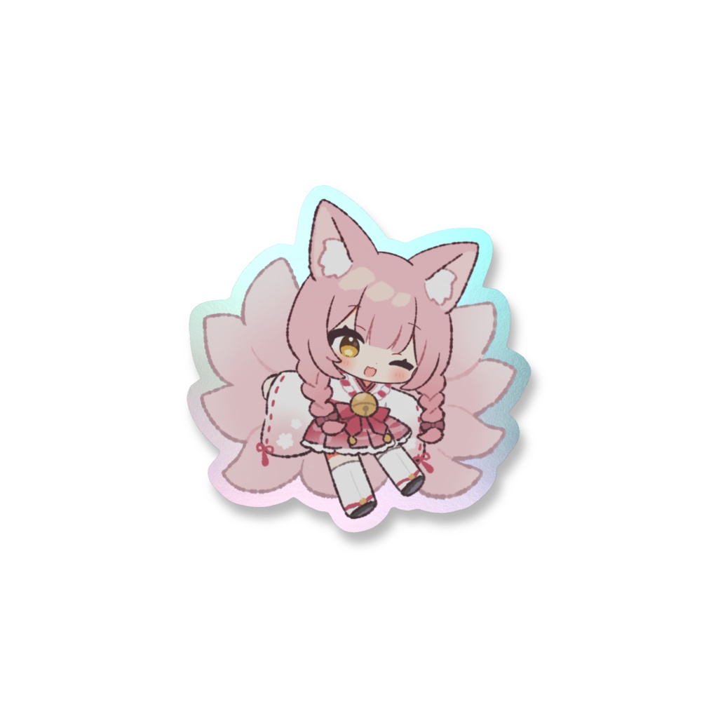 【期間限定】稀紗蘿スマホステッカー(オーロラ)【活動14周年記念】