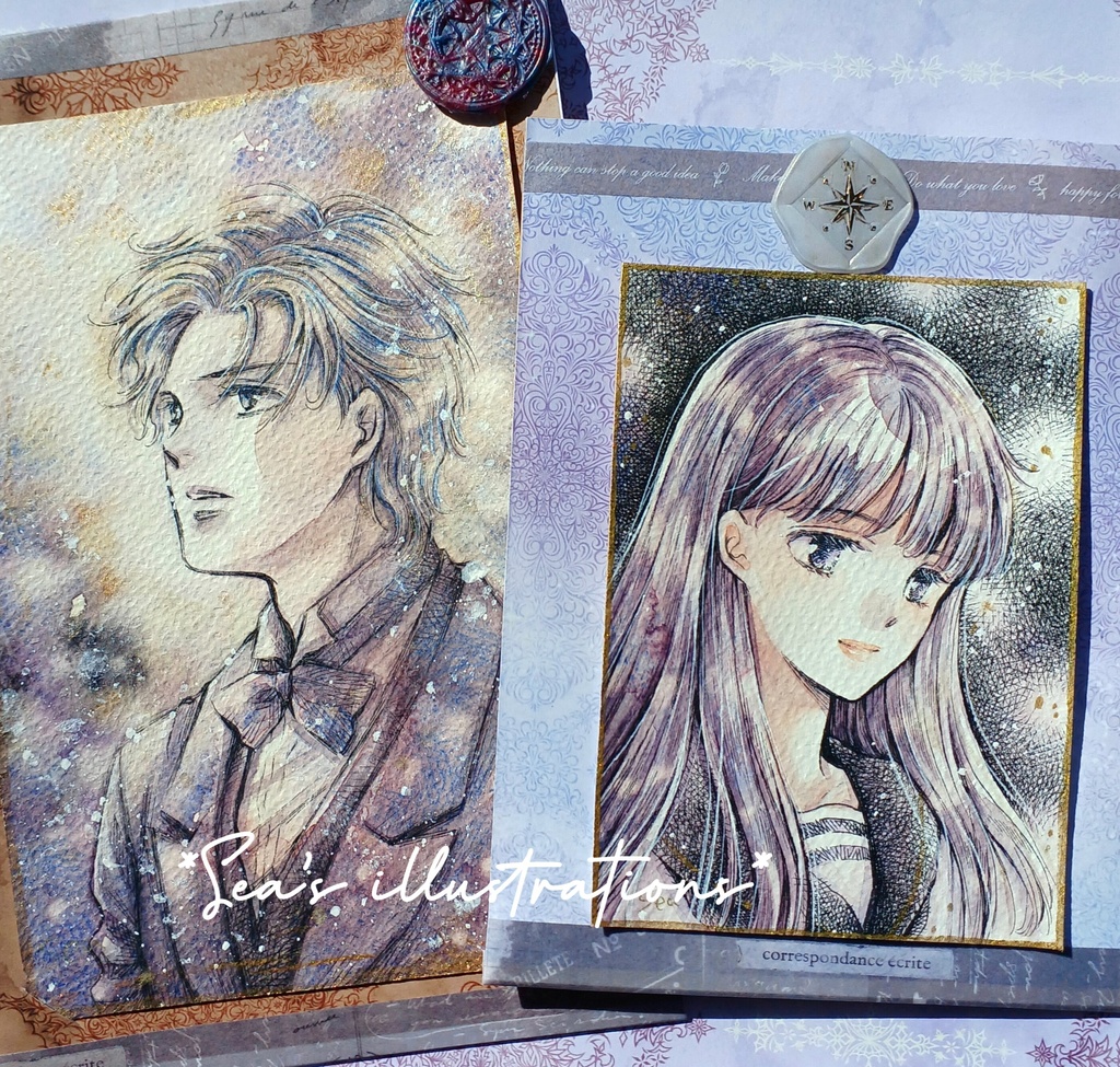 ピグマ×水彩/2026/２枚セット