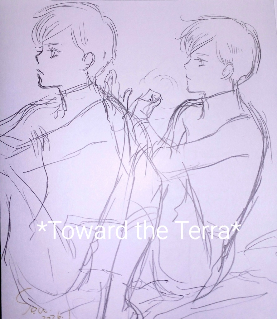 ◆トォニィ&ジョミー◆手描きイラスト