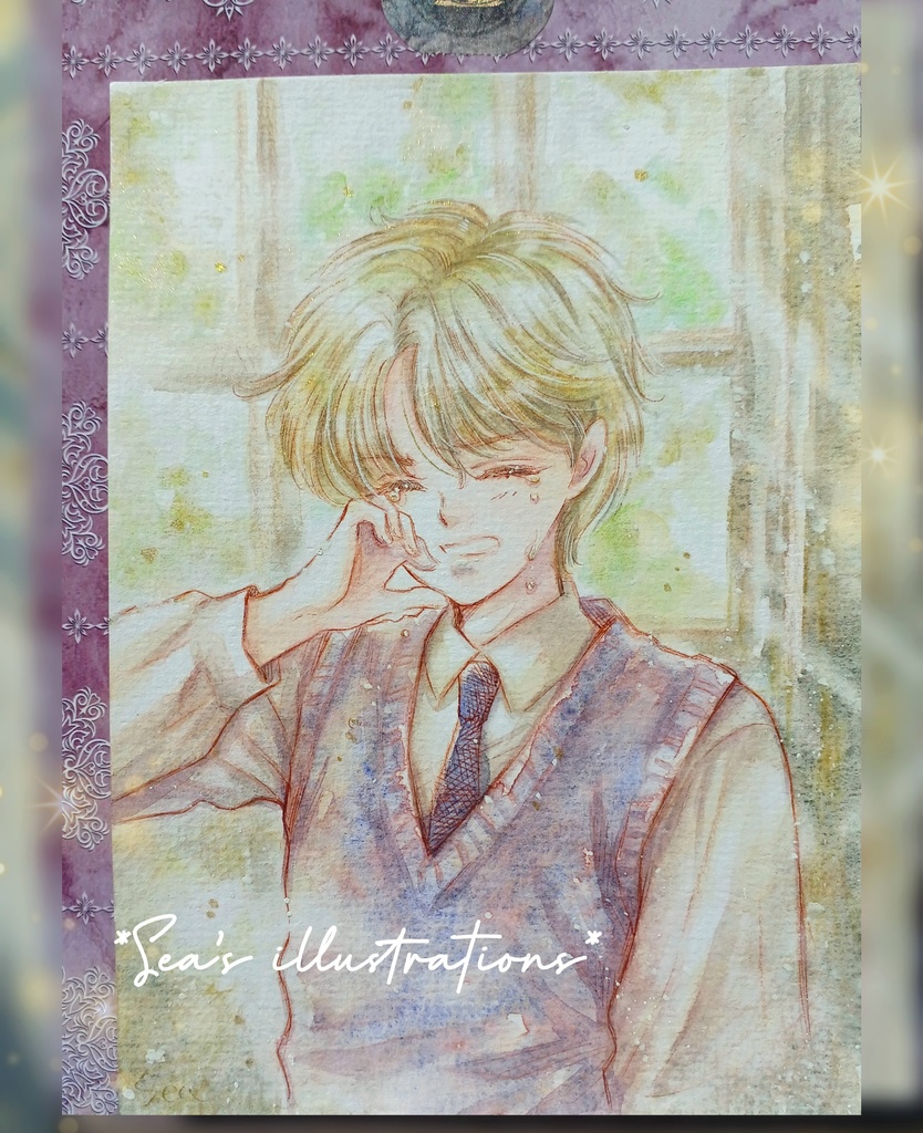 ◇水彩手描きイラスト3点