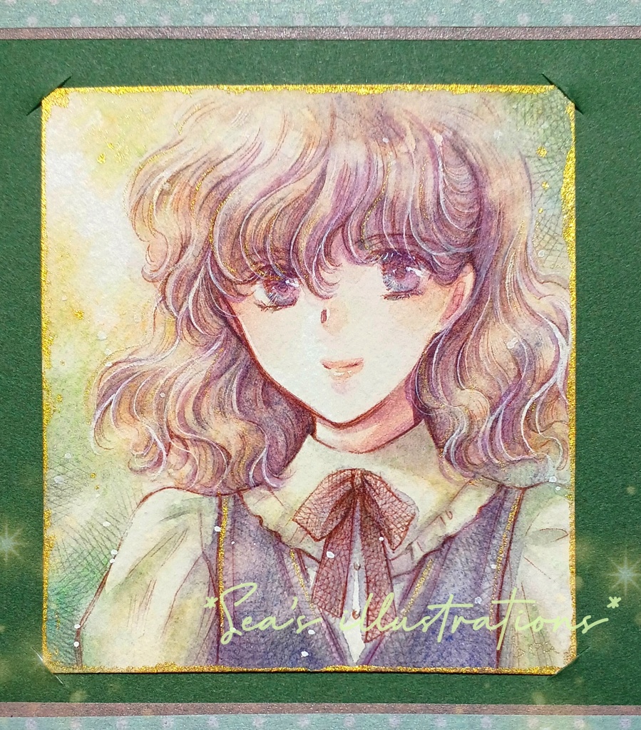 手描きイラスト◇少女A&B◇