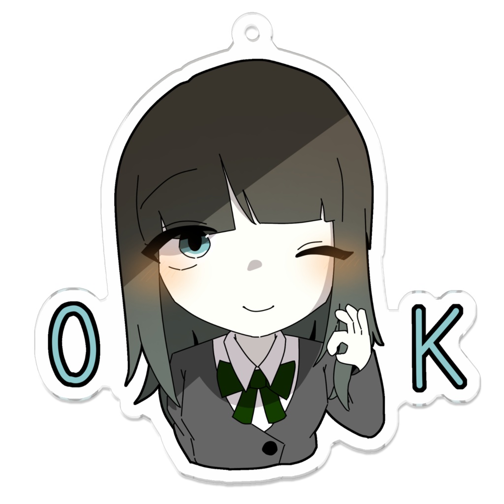 アクリルキーホルダー_えの