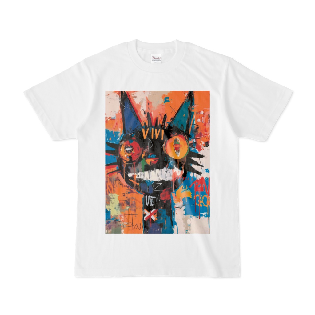 猫アートT-shirt No1