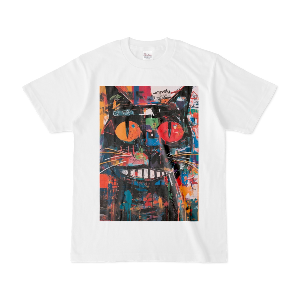 猫アート T-shirt No2