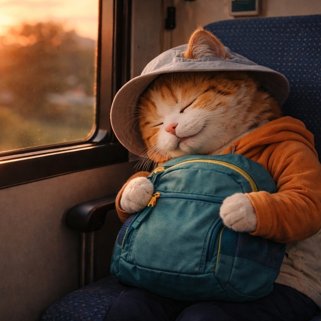 みけねこミケの癒し壁紙セット『初夏キャンプ』〈5枚〉— Mikené Gallery —