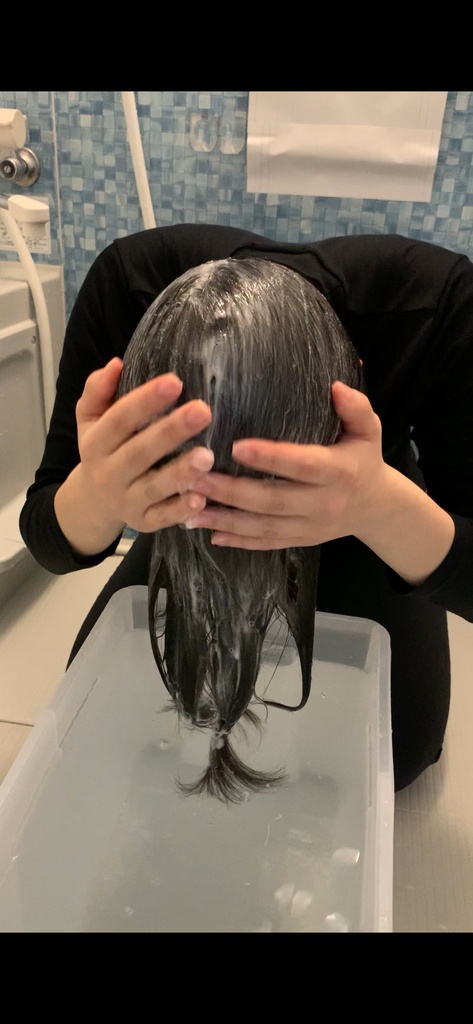 セルフ水責めしながらシャンプー（いいと思うアングルで動かしてます）7:30
